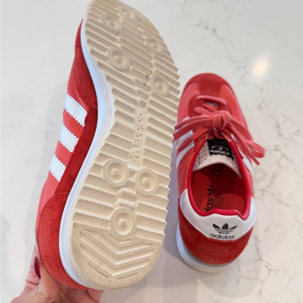 Adidas SL 72 Red and White (ONLY WORN ONES) - Picture 5 of 6